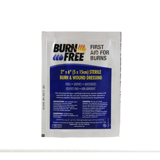Safeguard Medical Pre-Hospital Workplace Safety Emergency Pain-Relieving Topical Cooling Hydrogel BurnFree Burn Kits