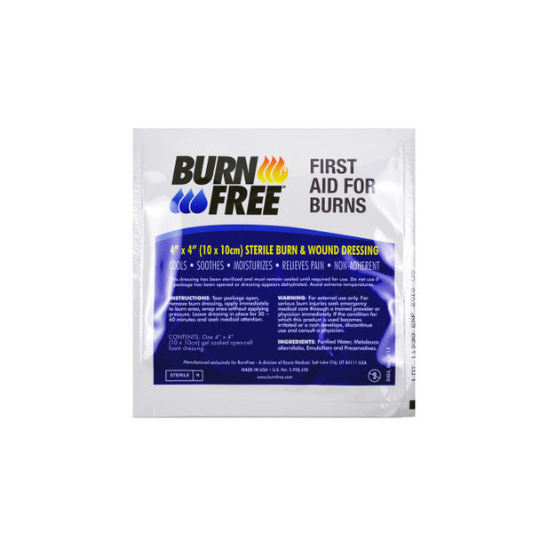Safeguard Medical Pre-Hospital Workplace Safety Emergency Pain-Relieving Topical Cooling Hydrogel BurnFree Burn Kits