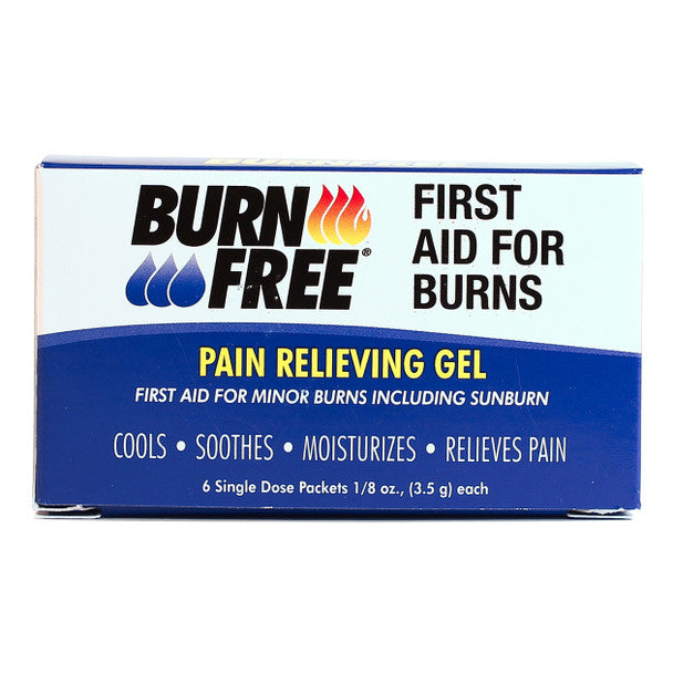 Safeguard Medical Pre-Hospital Workplace Safety Emergency Pain-Relieving Topical Cooling Hydrogel BurnFree Burn Kits