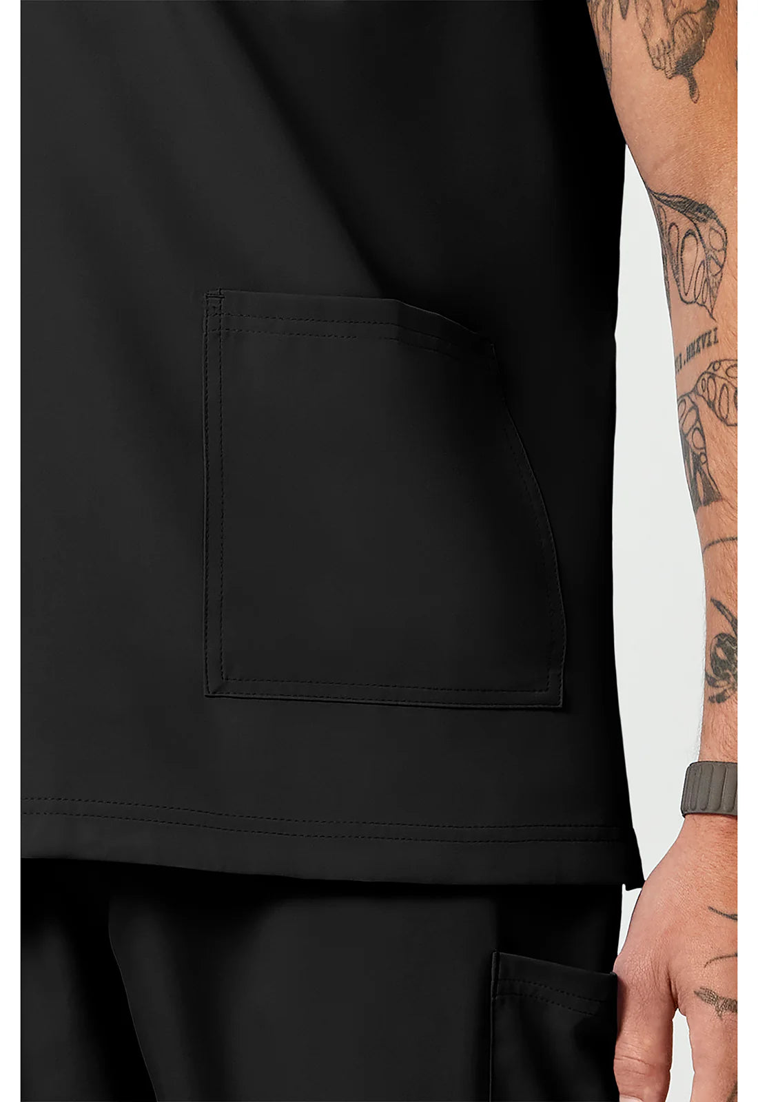 Med Couture Insight Men's V-Neck Scrub Top – 3 Pockets