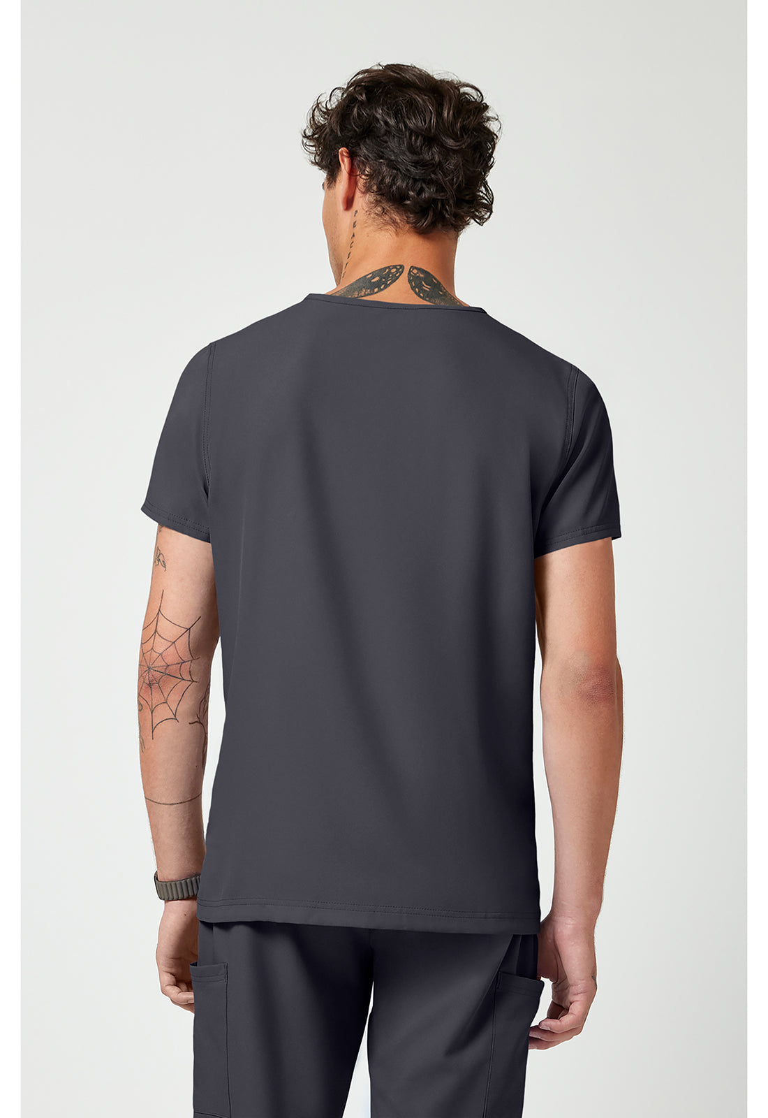 Med Couture Insight Men's V-Neck Scrub Top – 3 Pockets