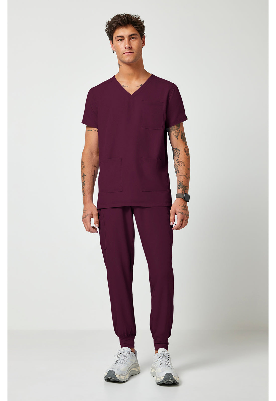 Med Couture Insight Men's V-Neck Scrub Top – 3 Pockets