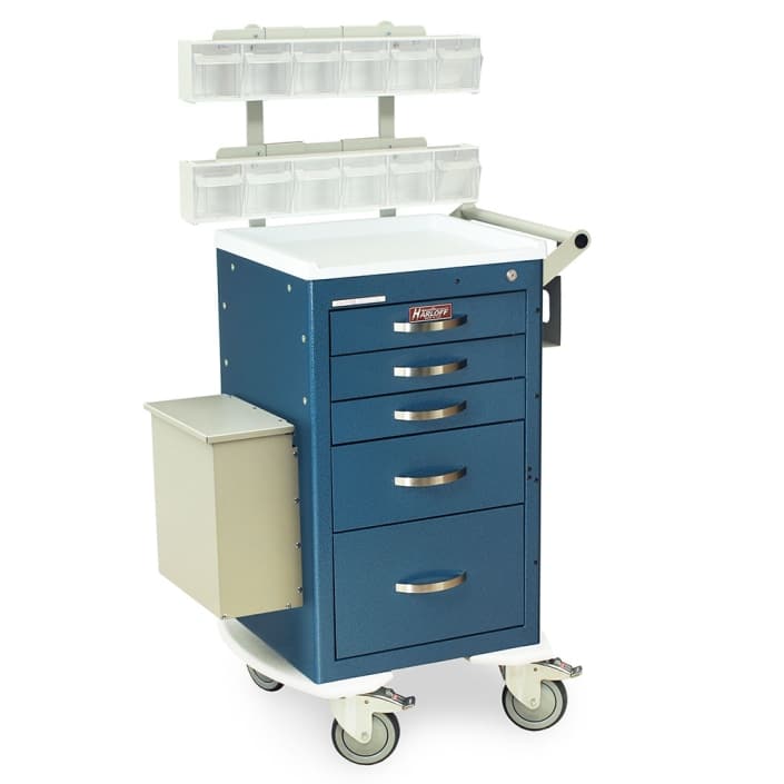 Harloff M-Series Mini Width Medical Carts, MDS18