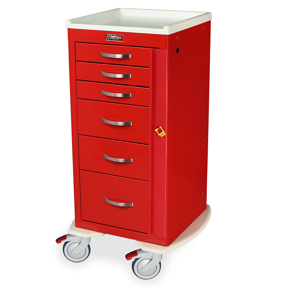 Harloff M-Series Mini Width Medical Carts, MDS18