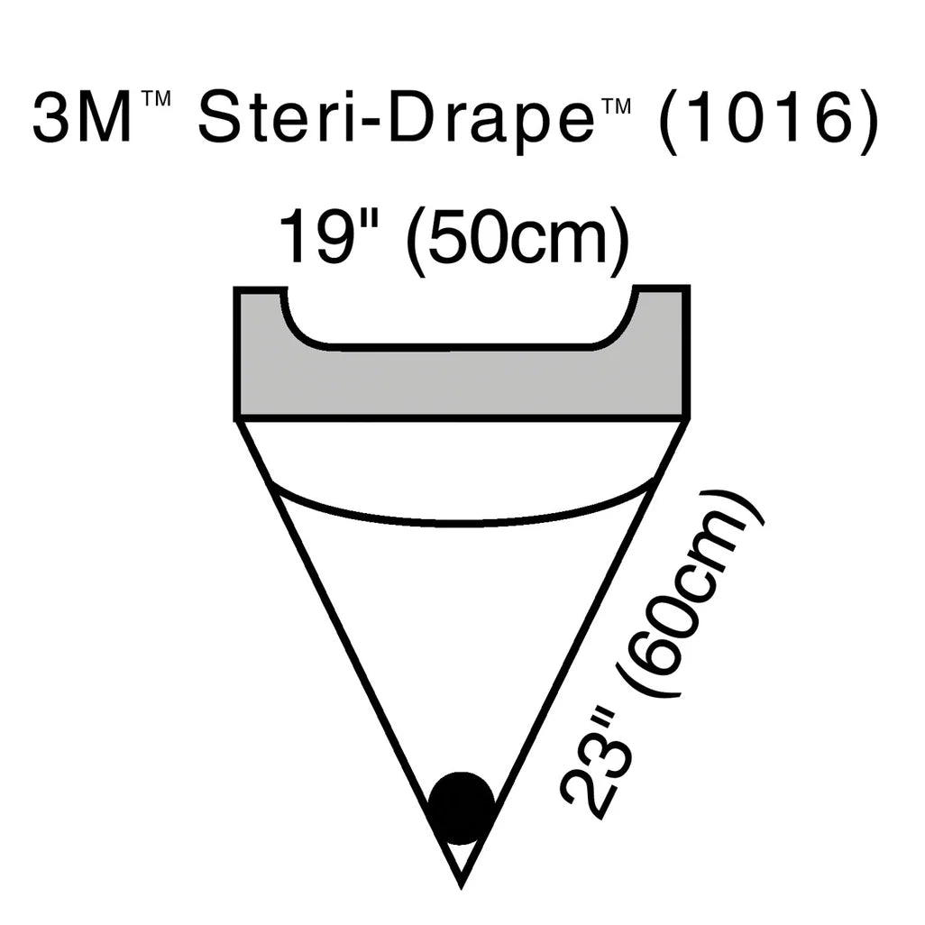 Solventum/3M-1016-Irrigation Pouch, Adhesive Strip & Exit Port, 19" x 23", 10/bx, 4 bx/cs (Continental US+HI Only)