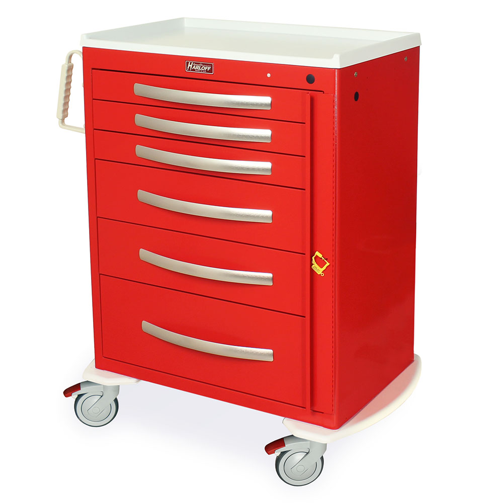 Harloff A-Series Full Size Aluminum Medical Cart, MPA30