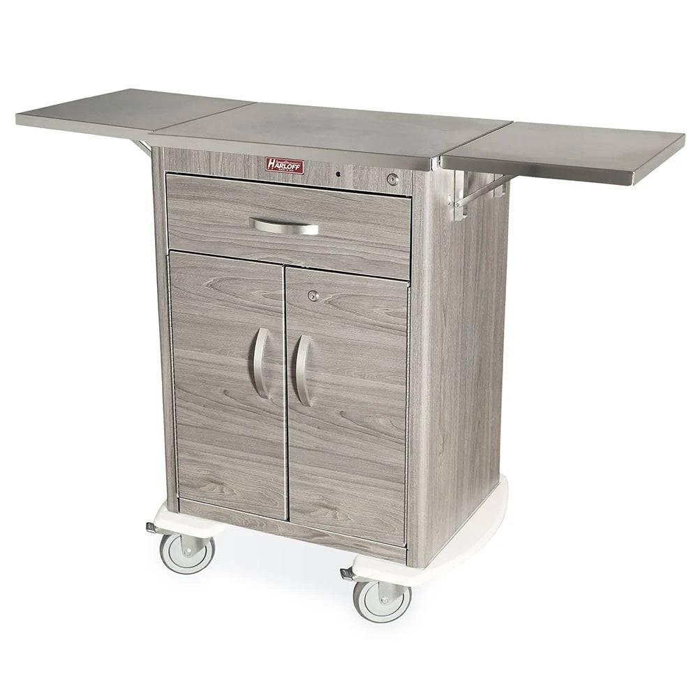 Harloff-MWA2427EKC05 A-Series Cart, Driftwood Gray, Electronic Lock, 5 Drawers (1 EA)