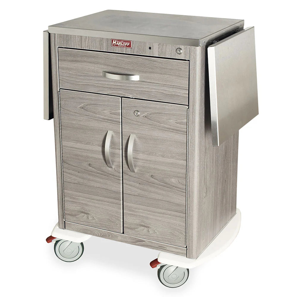 Harloff-MWA2427EKC05 A-Series Cart, Driftwood Gray, Electronic Lock, 5 Drawers (1 EA)