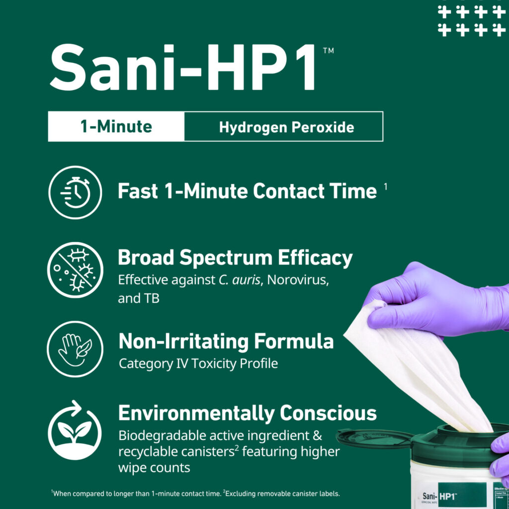 PDI Sani-HP1 Germicidal Wipes