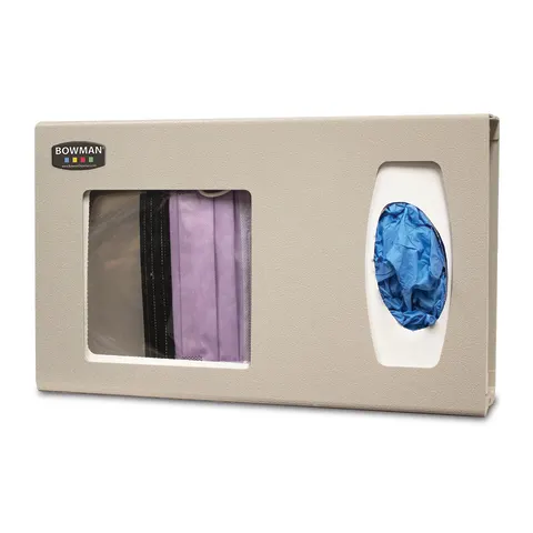 Bowman Dispensers/Marketlab-PA004-0212 ABS Face Shield and Glove Box Dispenser • 17.15"W x 4.75"D x 10.2"H
