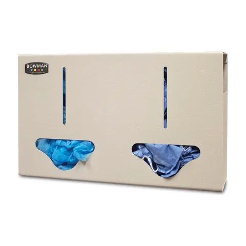 Bowman Dispensers/Marketlab-PA006-0212 ABS Double Bulk Dispenser • 16.75"W x 4.75"D x 10.2"H