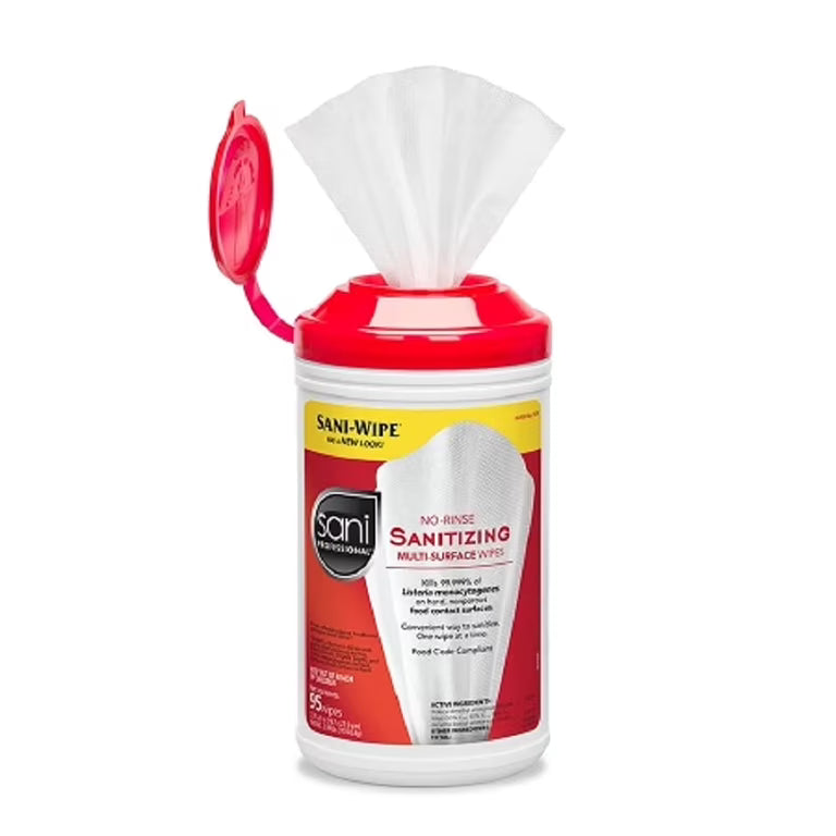 PDI Sani-Wipe™ Non-Rinse Food Contact Hard-Surface Sanitizing Wipe