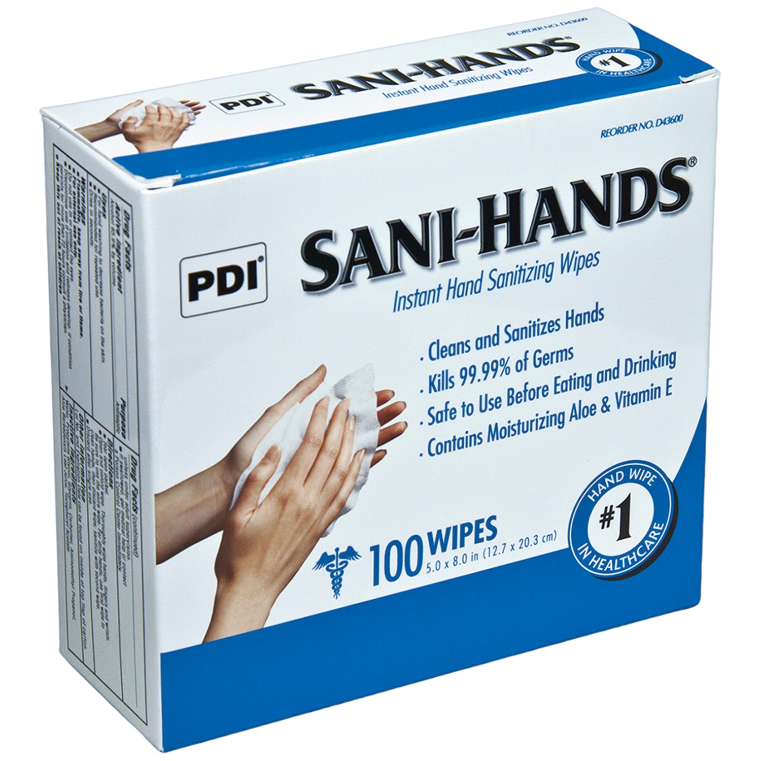 PDI Sani-Hands® Instant Hand Sanitizing Wipes