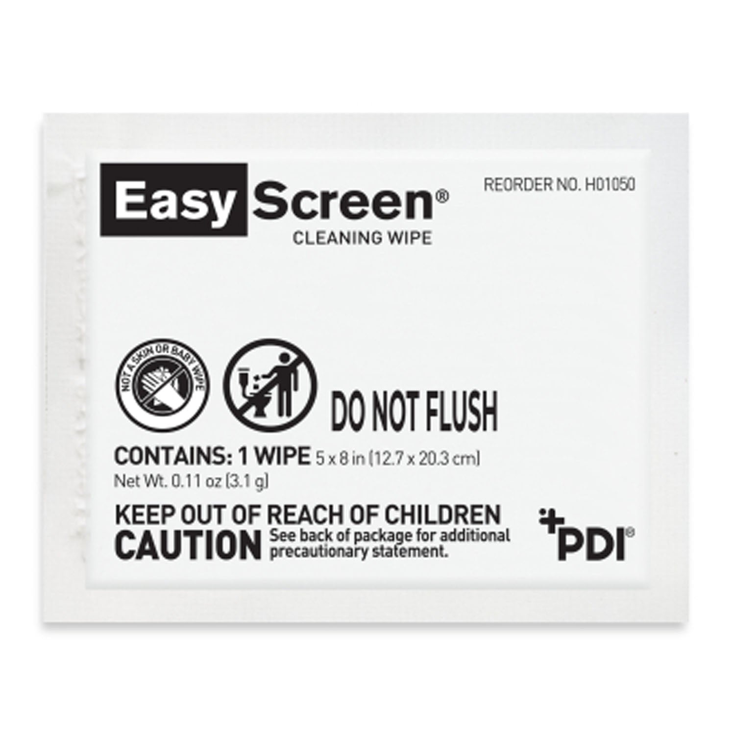 PDI Easy Screen™ Cleaning Wipe