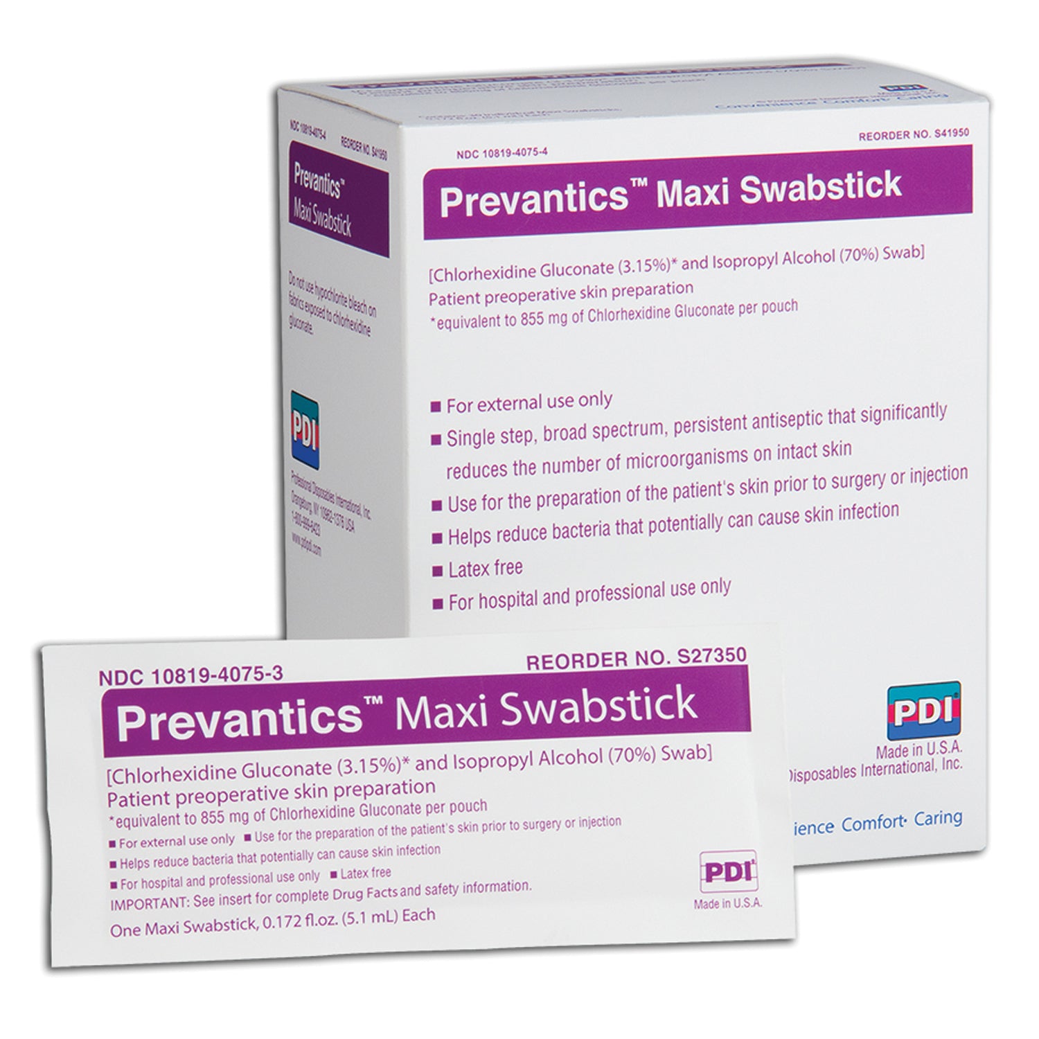 PDI Swabs & Swabsticks