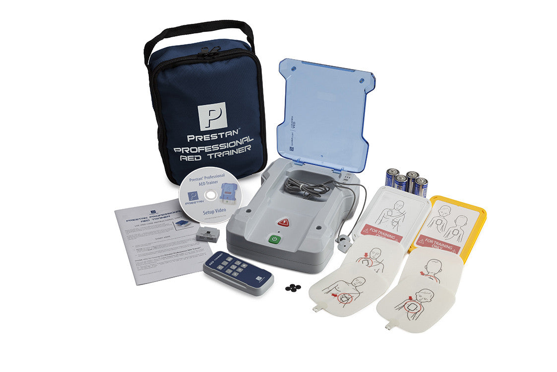 PRESTAN-PP-AEDT2-KIT-102 Professional AED Trainer PLUS Kit with English/French Module, Single; includes (1) set of Adult/Child Training Pads with Pad Sensing System, Pads Storage Case, AED Trainer PLUS Remote Control, Carry Bag and Instructions"