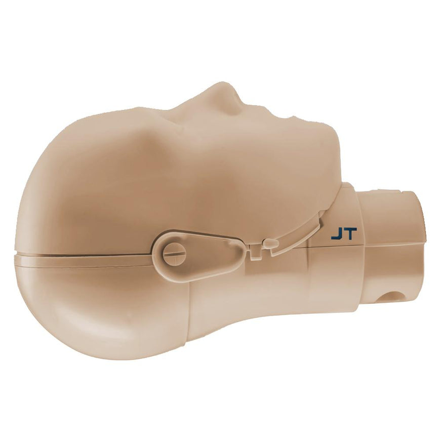 PRESTAN-PP-JTM-100M-DS Maniquí de tracción mandibular profesional para adultos con retroalimentación de RCP, individual (piel oscura); incluye (10) protectores faciales/bolsas pulmonares para adultos, bolsa de transporte e instrucciones