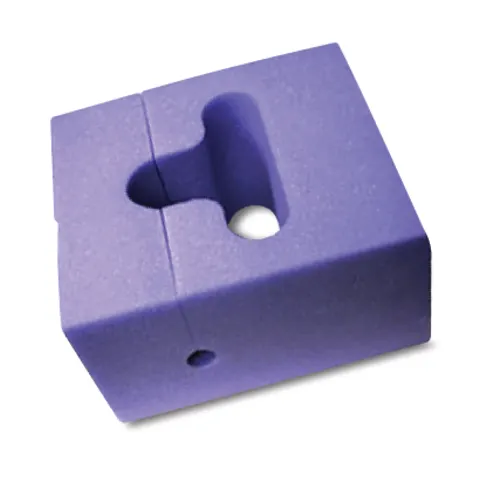Sharn/Marketlab-PPD-40438 Disposable Foam Head Rests with ET Slit • 9.5"W x 10.75"L x 6"H • 5"W x 6.75"L Cut-Out (6/pk)