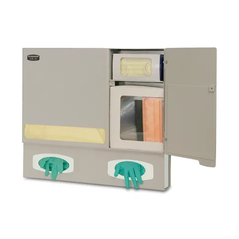 Bowman Dispensers/Marketlab-PS001-0212 ABS Isolation Station with Door • 23"W x 5.08"D x 20.63"H