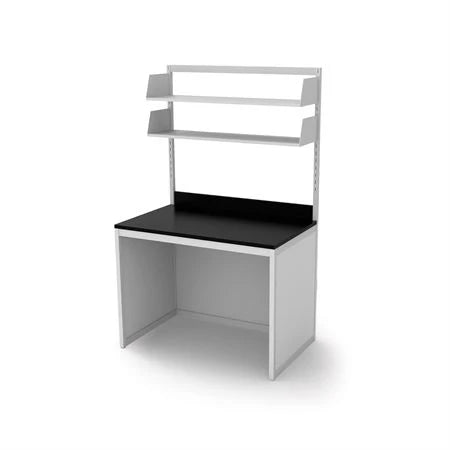 Marketlab Lab Workstation with Shelves & Open Base – Durable Laboratory ...