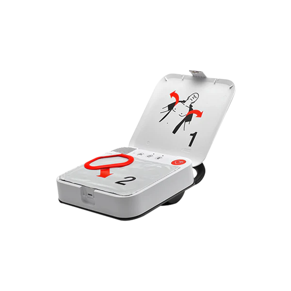 STRYKER-99512-001713 LIFEPAK CR2 Cellular Defibrillator, Fully Automatic, English-Spanish, carrying case