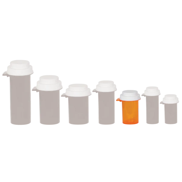 Apothecary Products Ezy Dose® Push-Tab Vial with Reversible Cap