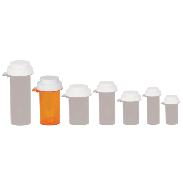Apothecary Products Ezy Dose® Push-Tab Vial with Reversible Cap