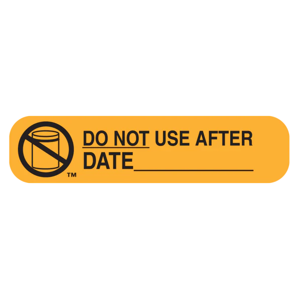 Apothecary Products-40128 "NO USE AFTER" Label