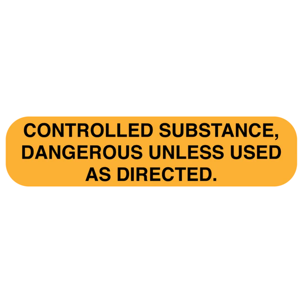 Apothecary Products-40323 "AS DIRECTED" Label