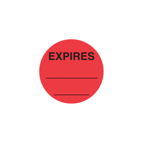 Apothecary Products-43107 "EXPIRES__ " Spot Label