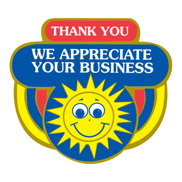 Apothecary Products-47112 "THANK YOU APPRECIATE" Label