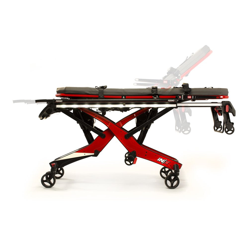 Ferno-0000INXINLINFF iNX Cot (iNLine) w/ Directional Wheel Locks, Ship Kit