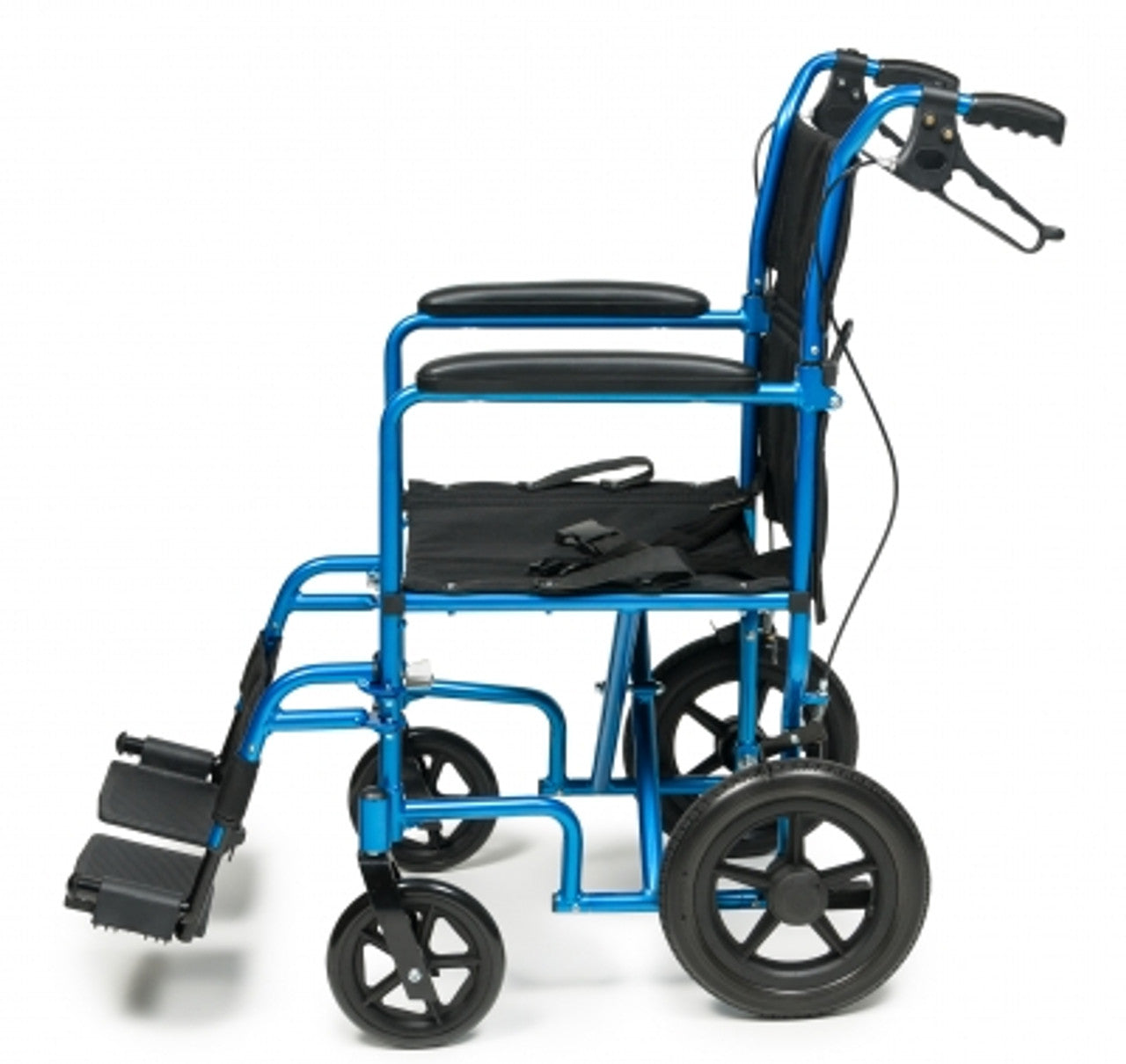 Graham Field Deluxe Aluminum 12" Rear Wheel Transport Chair