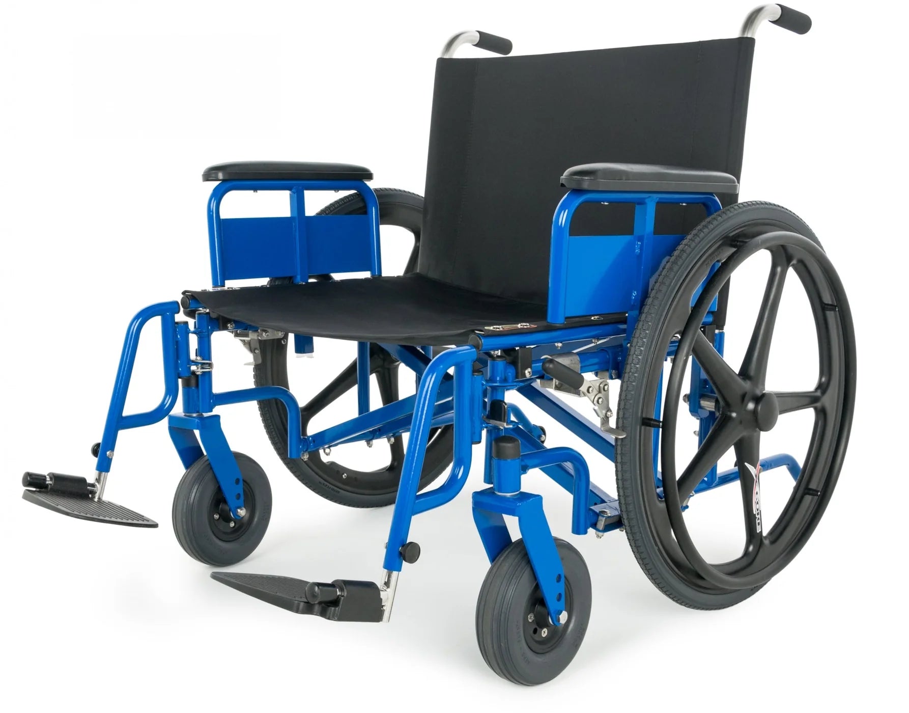 Graham Field MRI Non-Magnetic Bariatric Wheelchair Blue