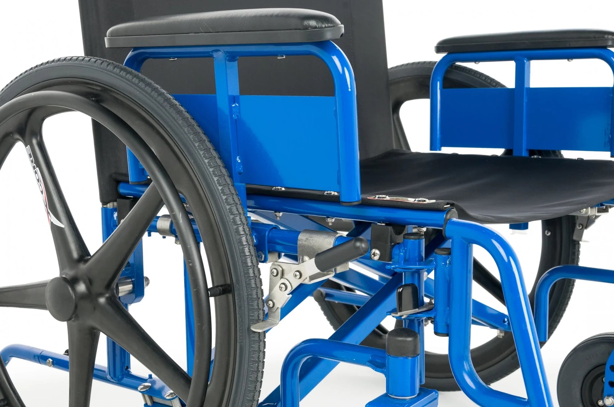 Graham Field MRI Non-Magnetic Bariatric Wheelchair Blue