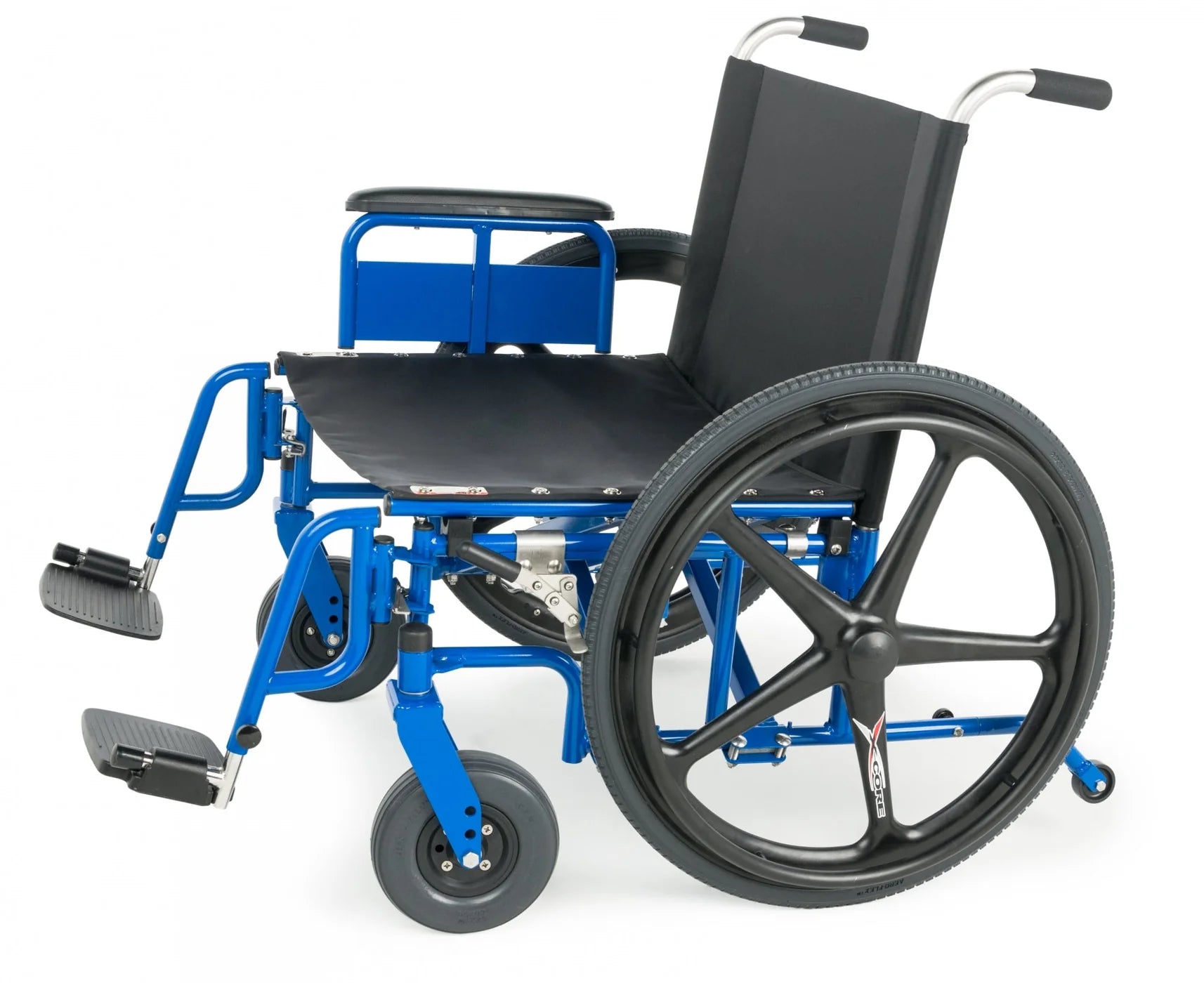 Graham Field MRI Non-Magnetic Bariatric Wheelchair Blue