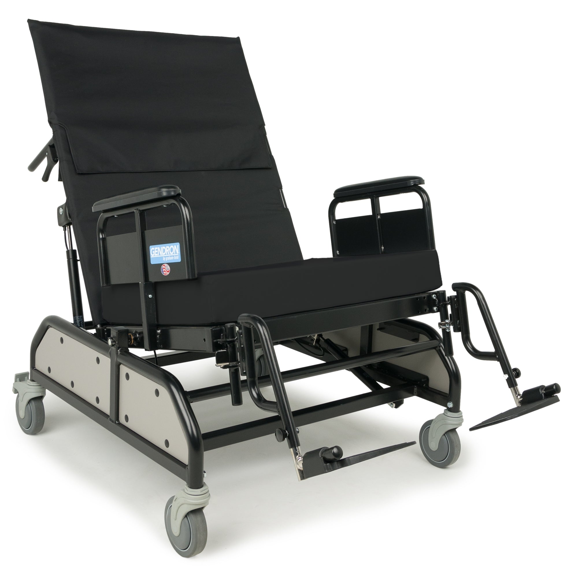 Graham Field-TRC28750 Tilt Reclining Bariatric Chair Full Arm W/Footrest, 28" Seat Width