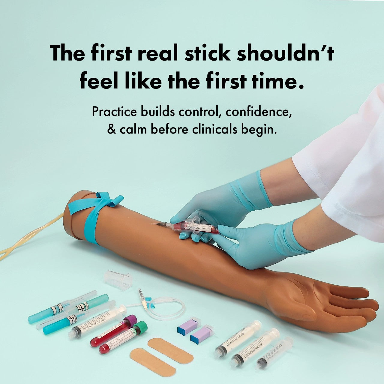 Anatomy Lab Venipuncture and IV Practice Arm Kit and Simulation Arm