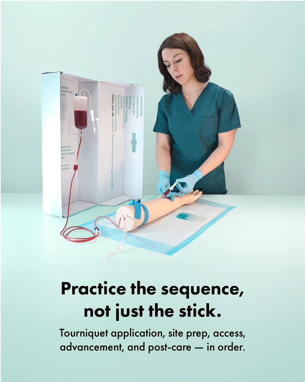 Anatomy Lab Venipuncture and IV Practice Arm Kit and Simulation Arm
