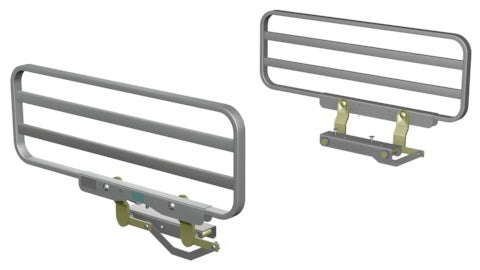 Span America-RAD306H-Riel lateral de cabezal estándar de 1/2" - Juego 