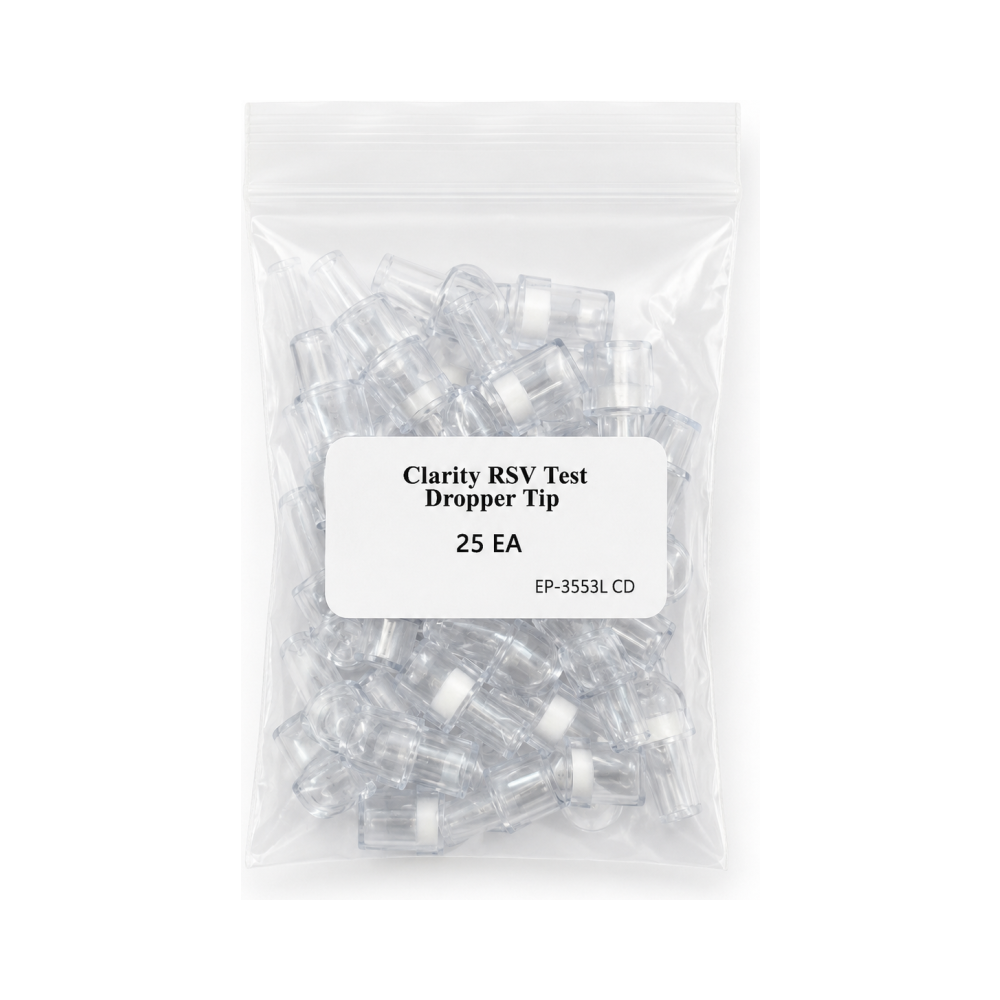 Clarity-CLA-RSVNS25 RSV Antigen Rapid Test, Nasal Swab, 15-Minute Results, CLIA Waived (25 tests/bx)