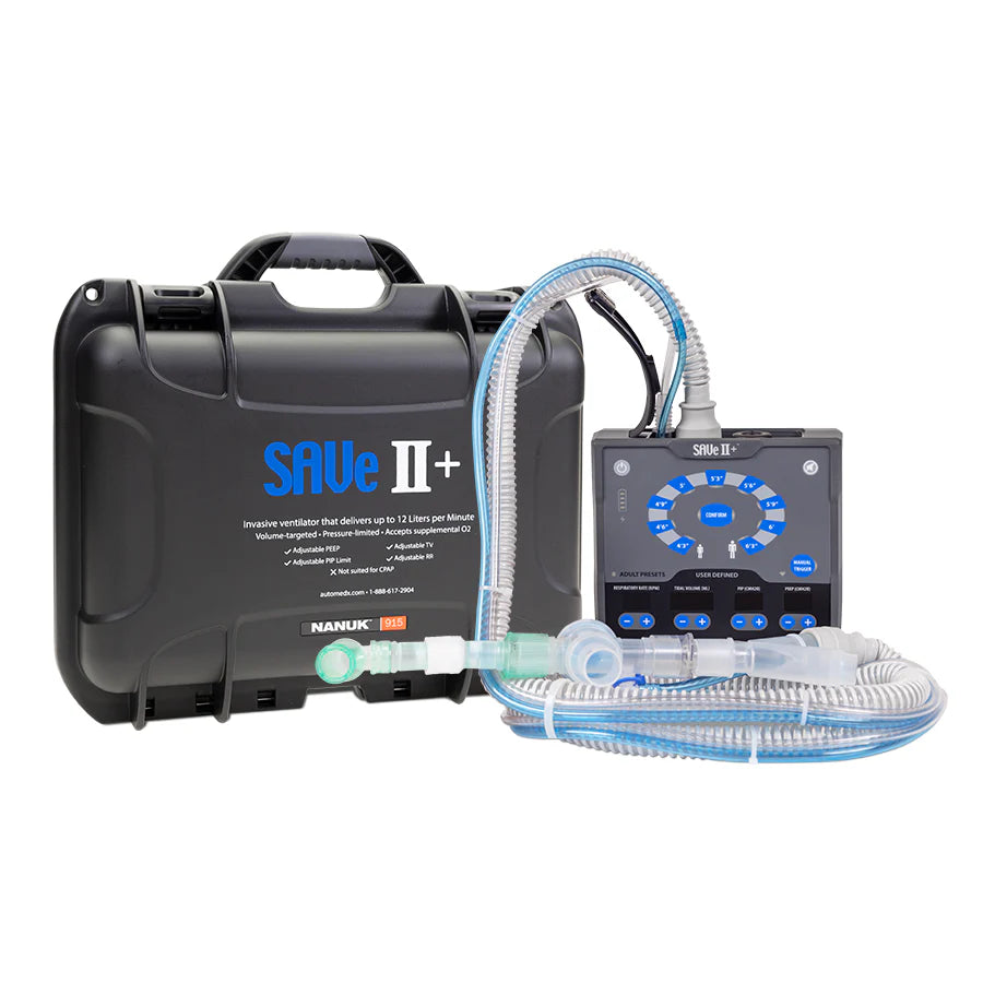 Safeguard Medical SAVe II+ Simplified Automated Ventilator