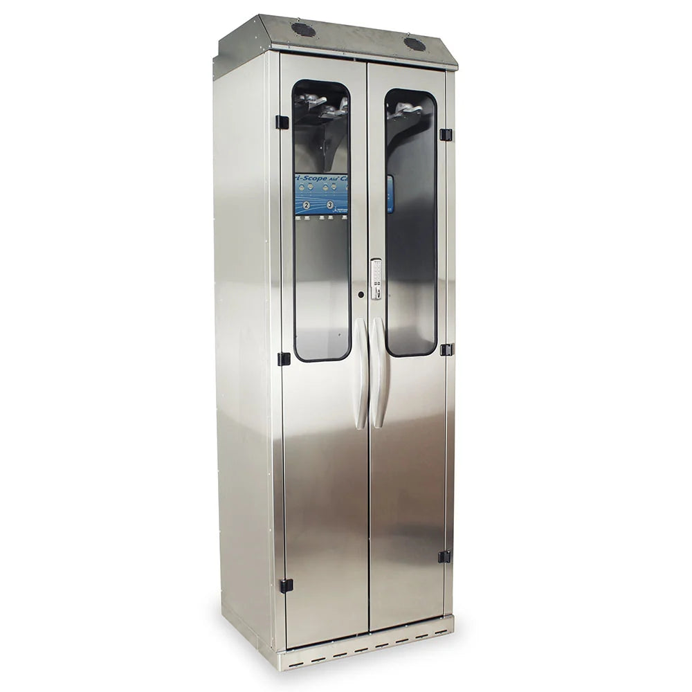 Harloff-SCSS8030TKDP-DSS2310 SureDry 30in Stainless Steel Scope Drying Cabinet, 10-Scopes, Tambour Door, Key Lock, HEPA Drying System (1 EA)