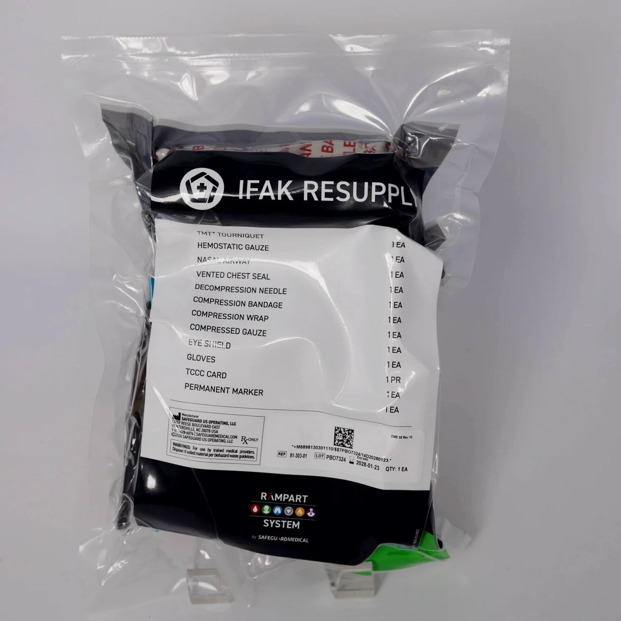 Safeguard Medical MOJO RAMPART™ IFAK Resupply