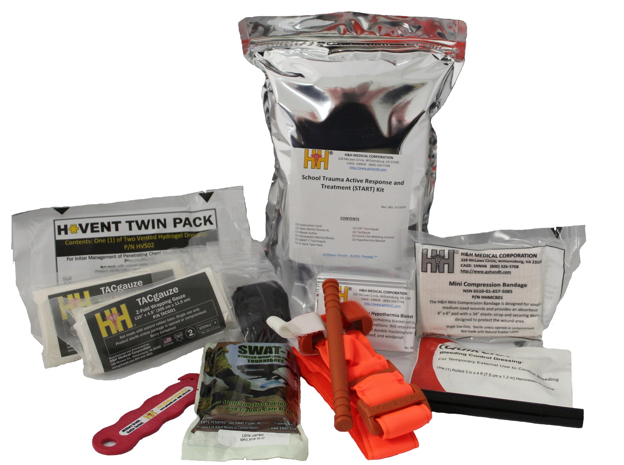 Safeguard Medical-START School Trauma Active Response and Treatment Kit, Each
