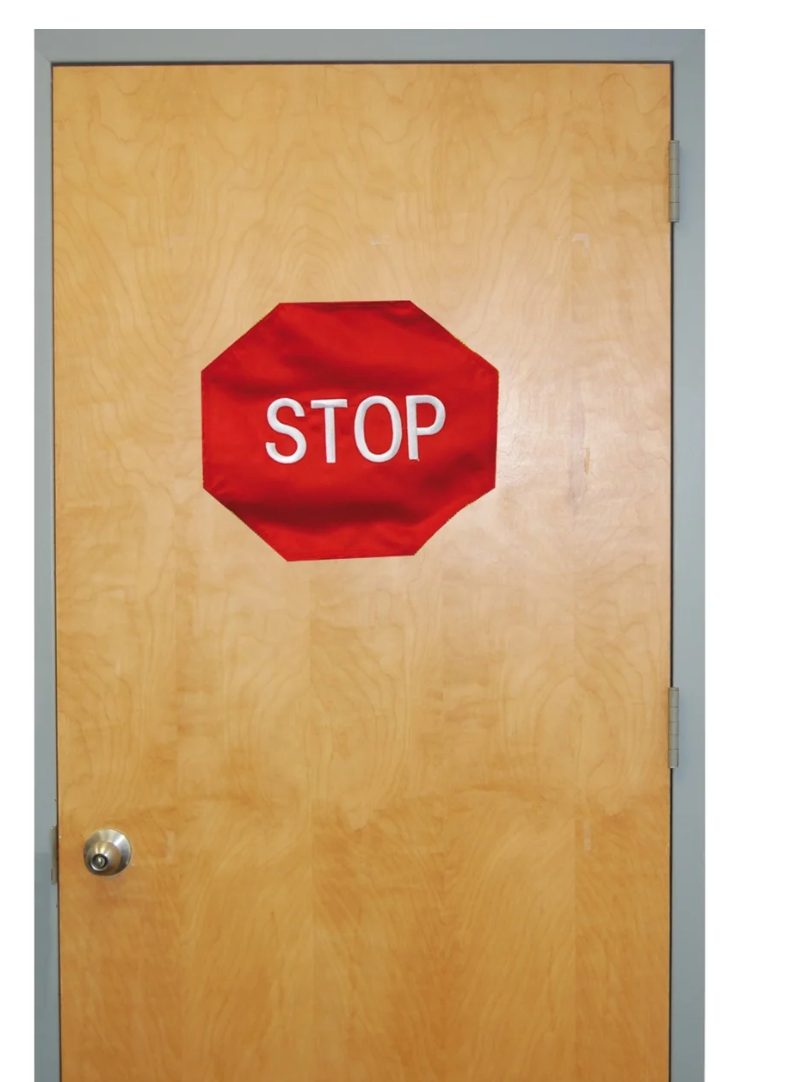 Magnetic Stop Signs For Racking Skil-Care Stop Strip w/Magnetic Mounts and Stop Sign