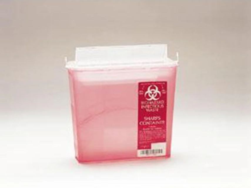 Plasti-Products-141020 5 Qt. Biohazard Sharps Disposal Container