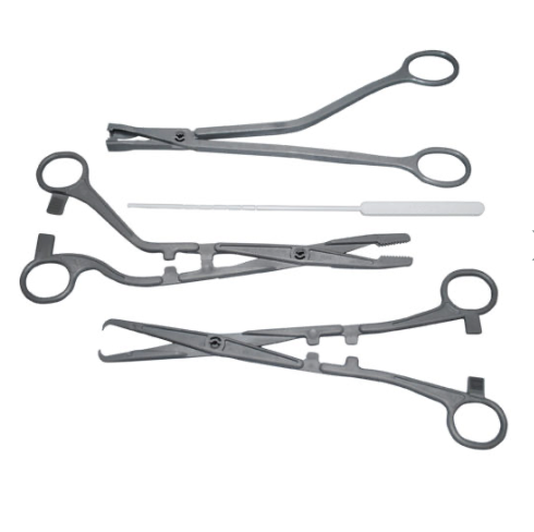 Medical-grade IUD insertion and removal kit, sterile and disposable