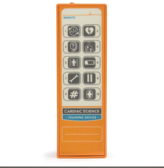 ZOLL-190-2080-001 Control remoto para entrenador Powerheart G5: control remoto de repuesto basado en infrarrojos para usar con el entrenador Powerheart G5.