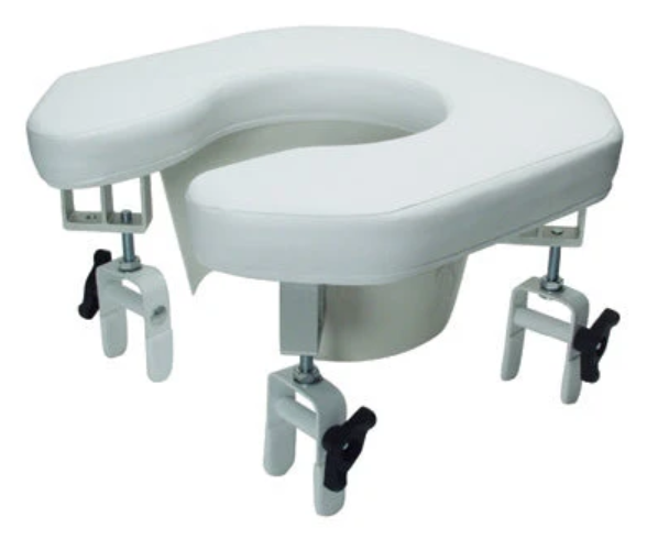 Graham Field-6497A-Multi - position Open Padded Raised Toilet